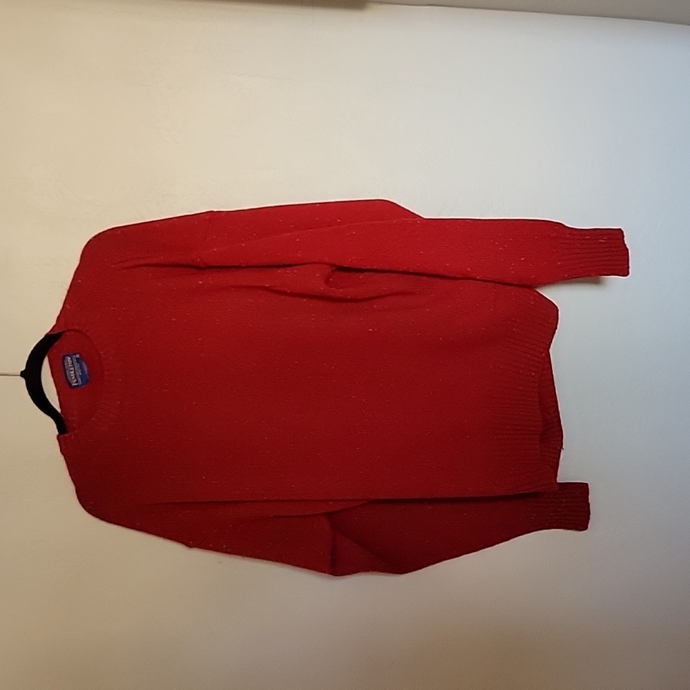 Extra Large Pendleton Pull Over Red Sweater - image 1